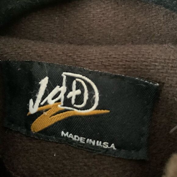 Brown 100% wool coat faux fur collar and cuffs,excellent condition,made in USA,L - Picture 3 of 9